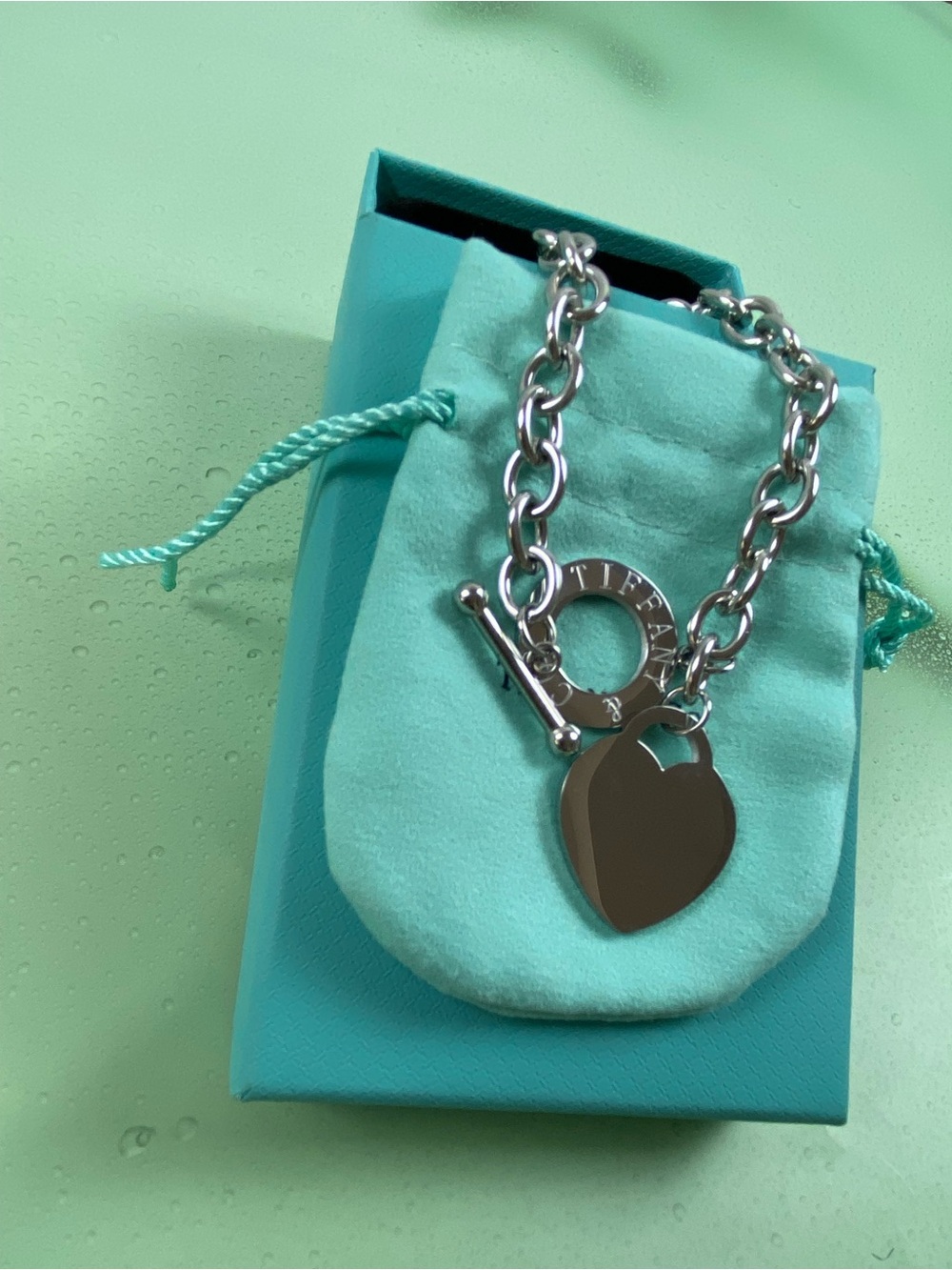 Tiffany & Co. Return to Tiffany Sterling Silver Toggle Heart Bracelet - Silver - Picture 4 of 5
